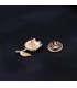 SB084 - Mini roses rhinestone collar pin brooch